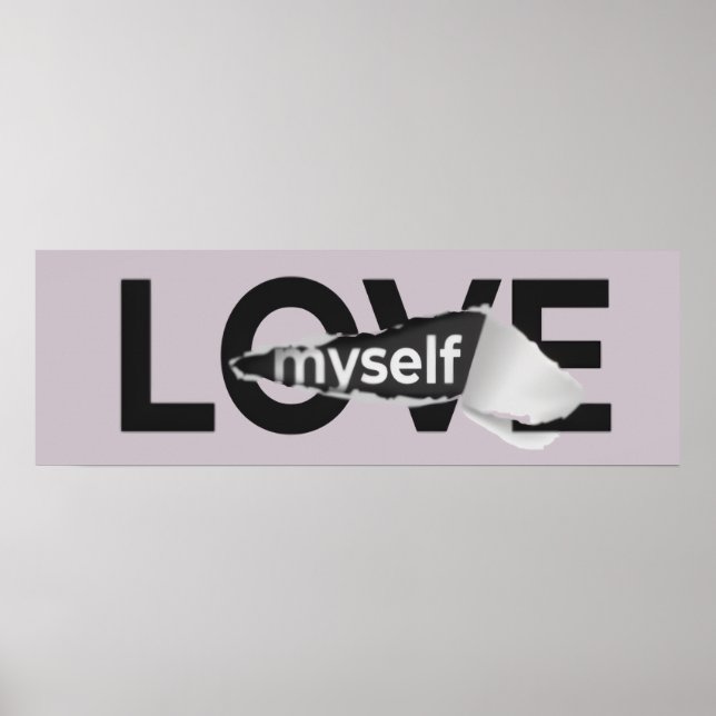 Póster Love Myself Poster (Frente)