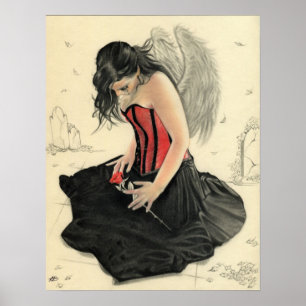 Póster Love never dies mourning Angel Poster