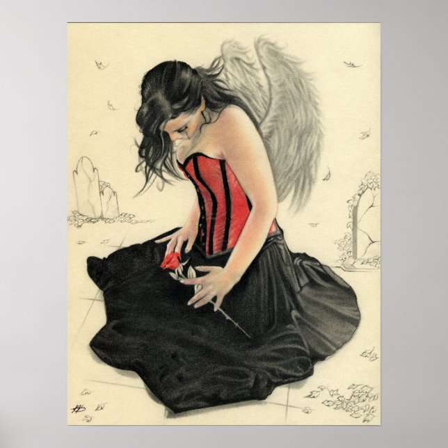 Póster Love never dies mourning Angel Poster (Frente)