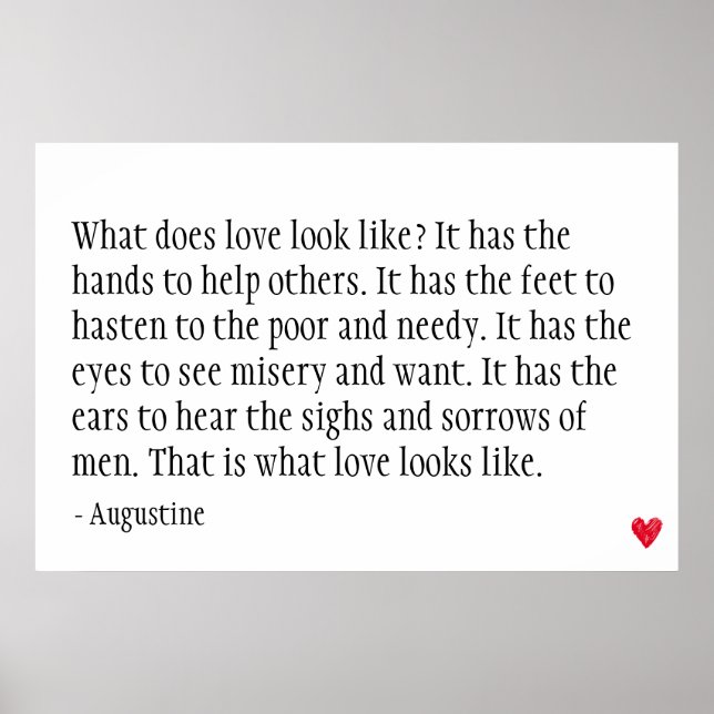 Póster Love Poster (Frente)