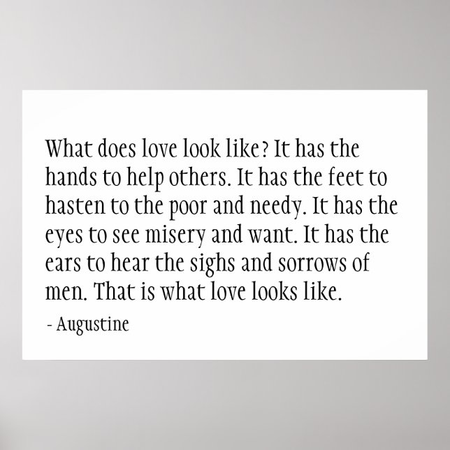 Póster Love Poster (Frente)