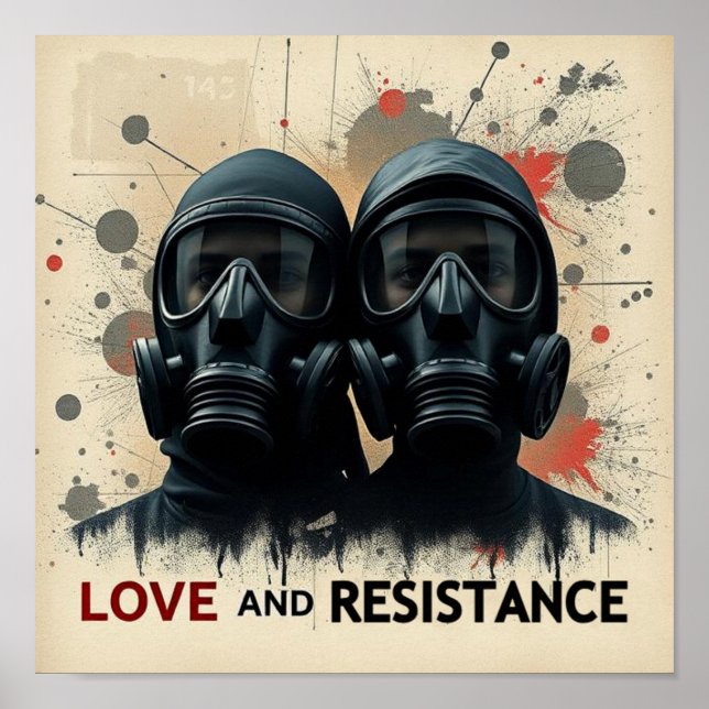 Póster LOVE & RESISTANCE Modern Graphic 2 (Frente)