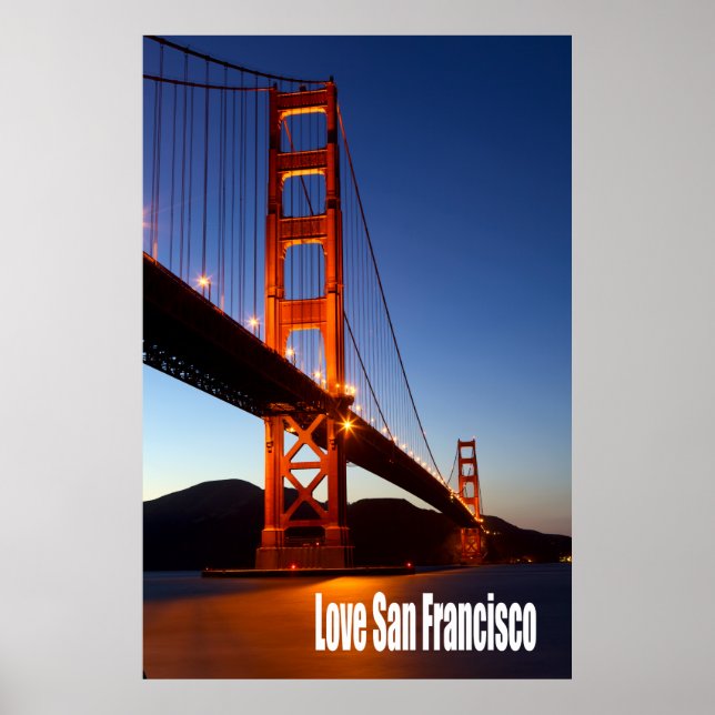 Póster Love San Francisco (Frente)