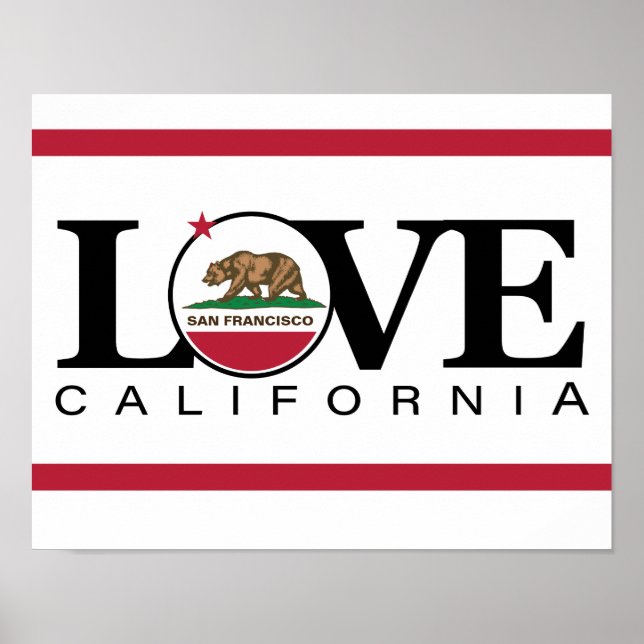 Póster LOVE San Francisco Poster (Frente)