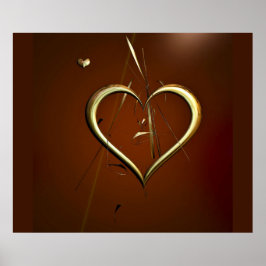 Póster Love Shards of Gold Poster