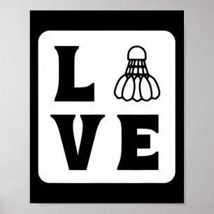 Póster Love Shuttle Dminton