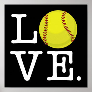 Póster Love Sofitball