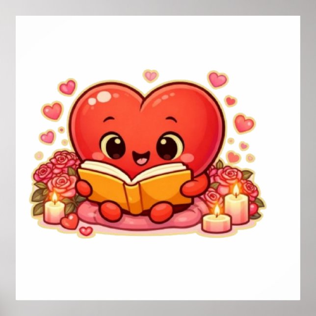 Póster Love Stories Begin Within the Heart (Frente)