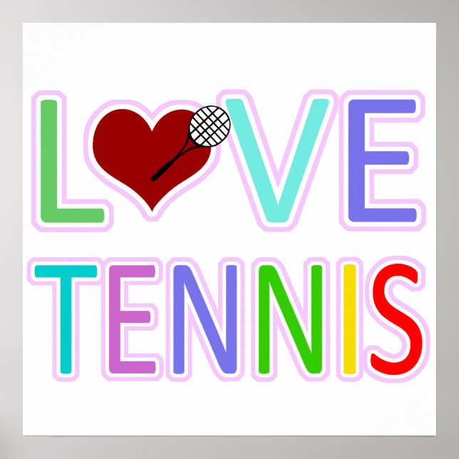 PÓSTER LOVE TENNIS (Frente)