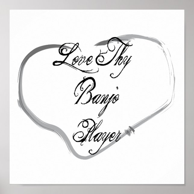 Póster Love Thy Banjo Player (Frente)