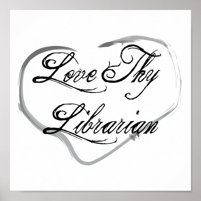 Póster Love Thy Librarian (Frente)