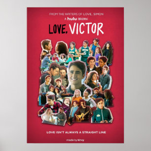 Póster Love Victor Collage