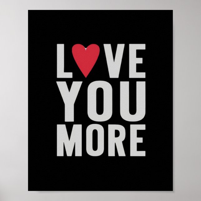 Póster Love You More Polished Style  (Frente)