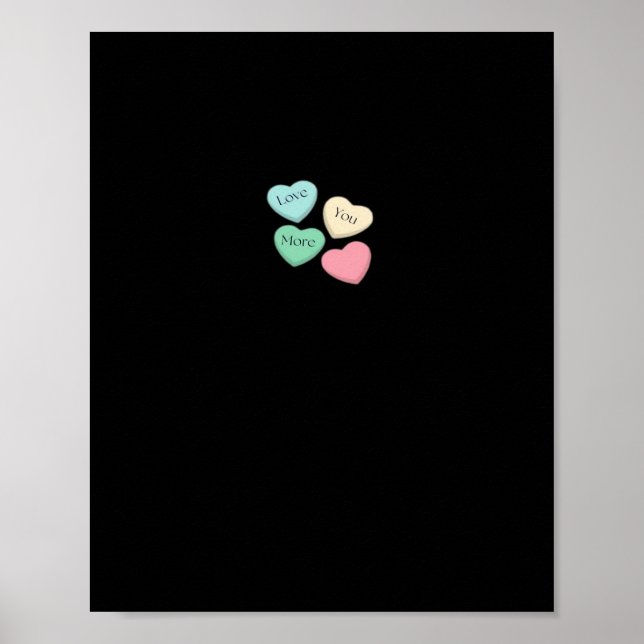 Póster Love You More Signature Design  (Frente)