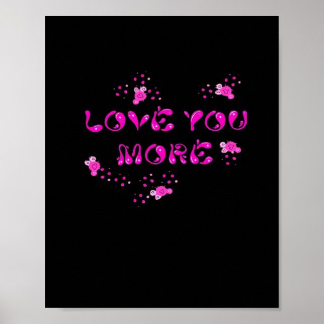 Póster Love You More Visual Style  (Frente)