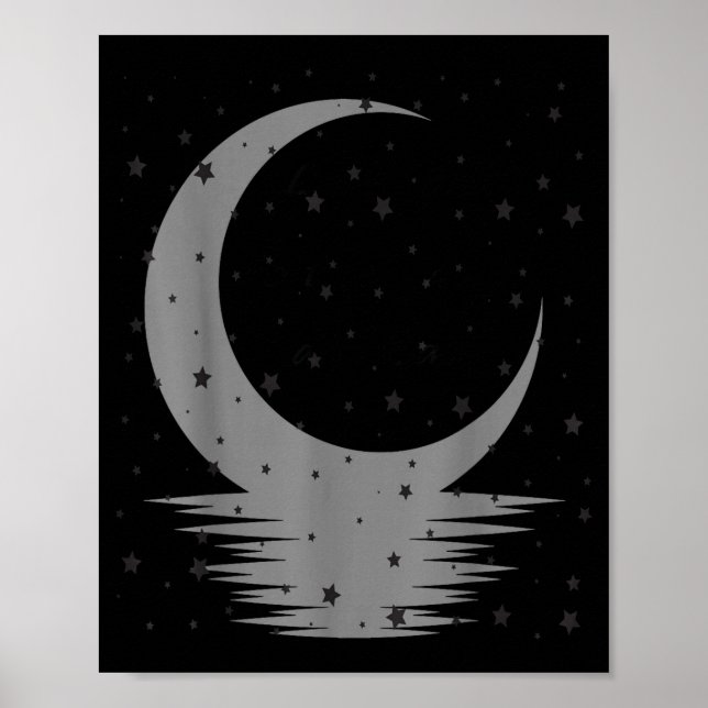 Póster Love You To The Moon And Back  (Frente)