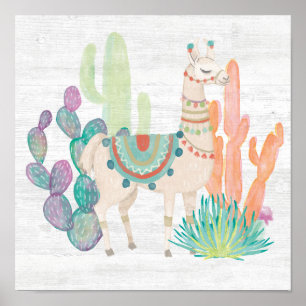 Póster Lovely Llamas II