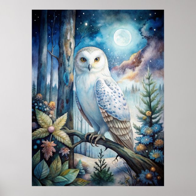 Póster Lovely Snowy Owl (Frente)