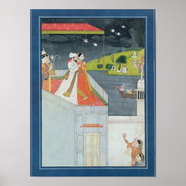 Póster Lovers on a Terrace, c.1780-1800 (Frente)