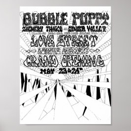 Póster LoveStreetLightCircusflyer CorpusMay23&24'69