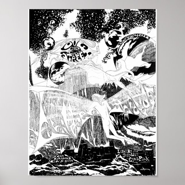 Póster LoveStreetLightCircusflyer Feb21&22'69 (Frente)