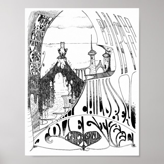 Póster LoveStreetLightCircusflyer Jan16&17'70 (Frente)