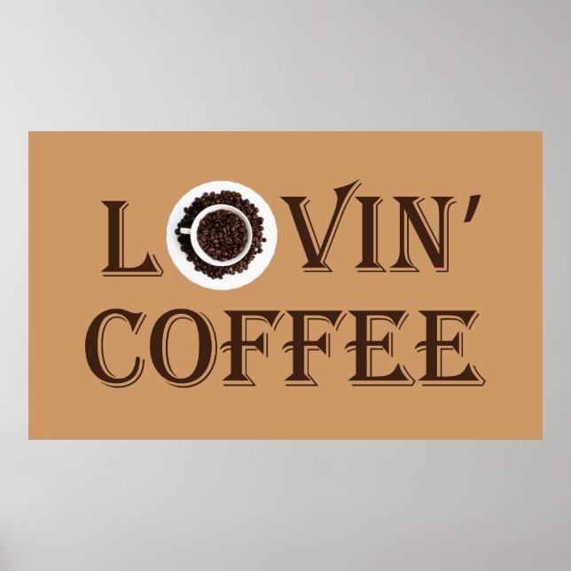 Póster Loving coffee (Frente)