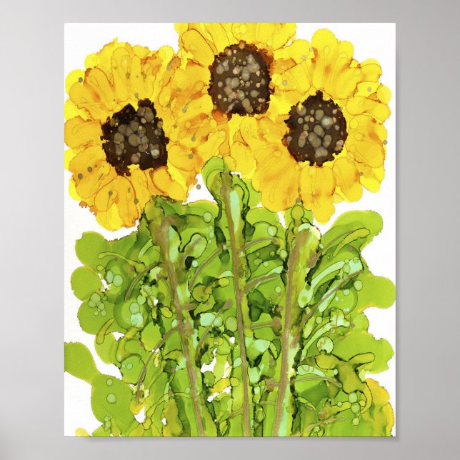 Póster Lovitude Poster 3 Sunflowers (Frente)