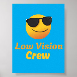 Póster Low Vision Crew