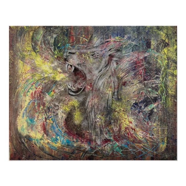 Póster Löwe  (Anverso)