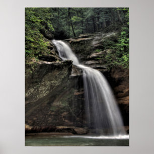 Póster Lower Falls, Old Man's Cave, Hocking Hills, Ohio