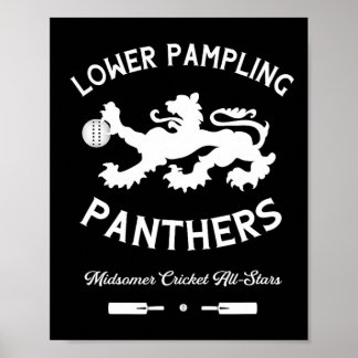 Póster Lower Pampling Panthers Cricket (midsomer Murders)