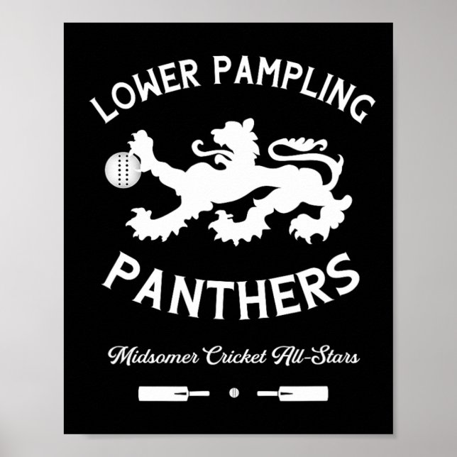 Póster Lower Pampling Panthers Cricket (midsomer Murders) (Frente)