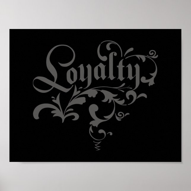 Póster Loyalty poster (Frente)