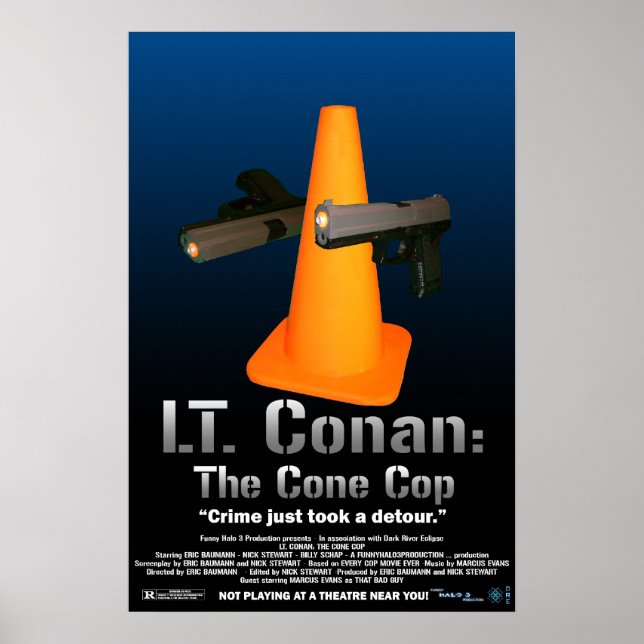 Póster Lt. Conan: El Poster de cine Cone Cop (Frente)
