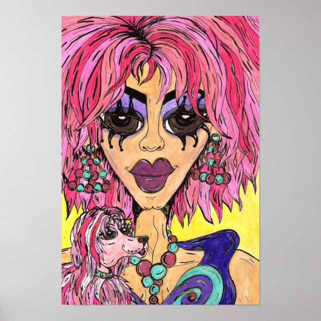 Póster Lu Lu Lashes y Lady Lana (Frente)