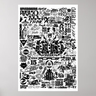 Póster Luca Ionescu "Historia del Logo"