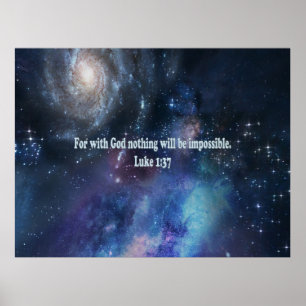 Póster Lucas 1:37