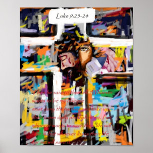 Póster Lucas 9:23-24