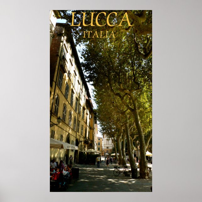 Póster lucca italia (Frente)