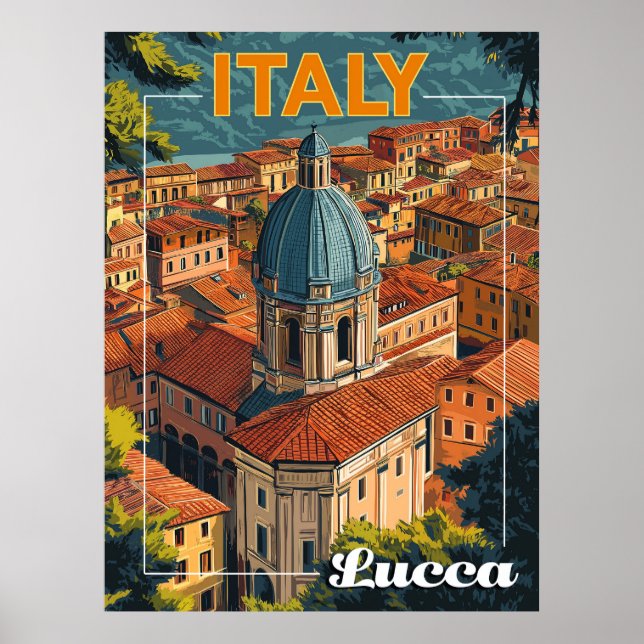Póster Lucca, Italia (Frente)