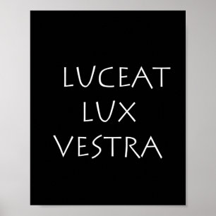 Póster Luceat lux vestra