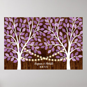 Póster Luces - Alternativa de 150 libros de invitados con