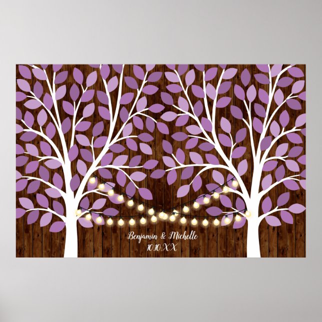 Póster Luces - Alternativa de 150 libros de invitados con (Frente)