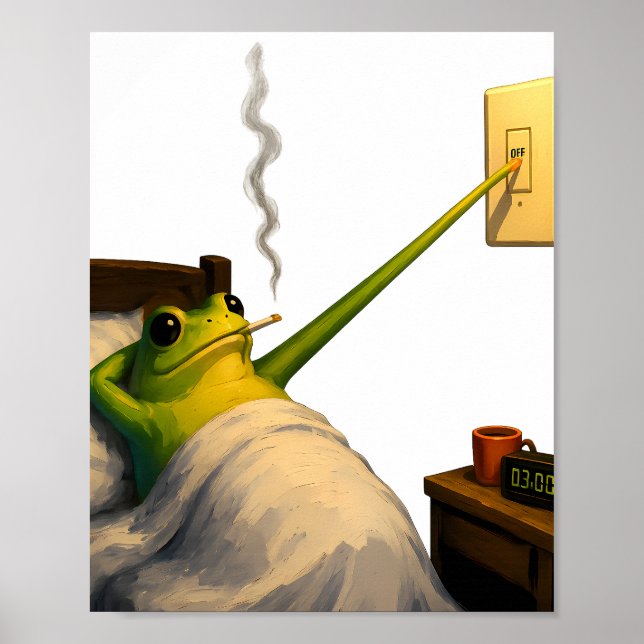 Póster Luces Apagadas, Aún Despierto (Frente)