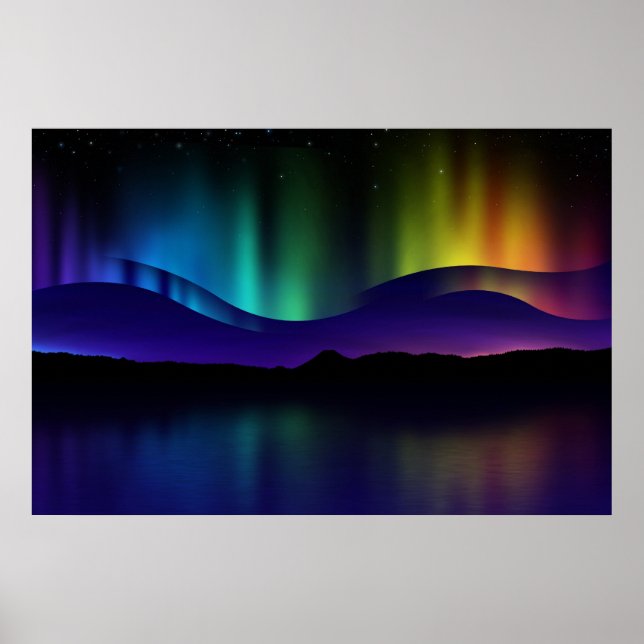 Póster Luces boreales (Frente)