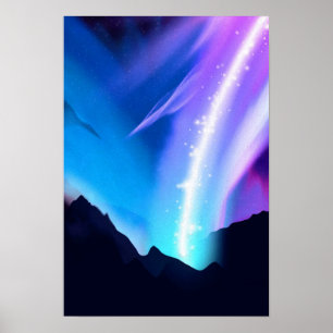 Póster Luces boreales