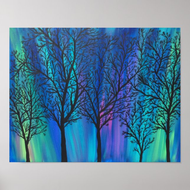 Póster Luces boreales (Frente)