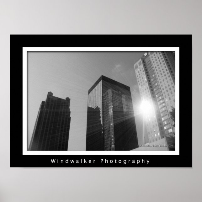 Póster Luces brillantes, Gran Ciudad (Frente)