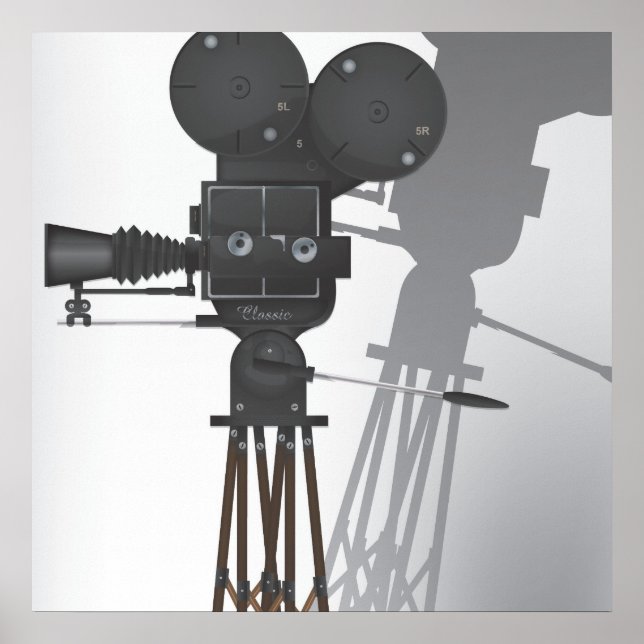 Póster ¡Luces! ¡Cámara! ¡Acción! (Frente)